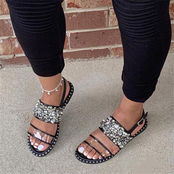 flat stone sandals
