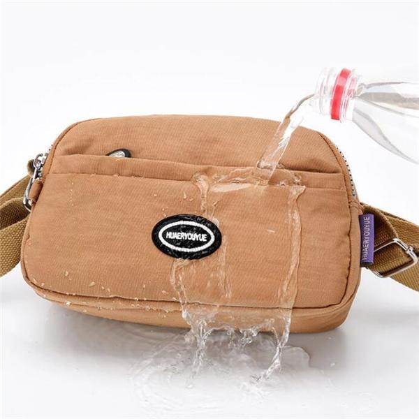 Fashion Nylon Solid Waterproof Multifunctional Zipper Crossbody Bags