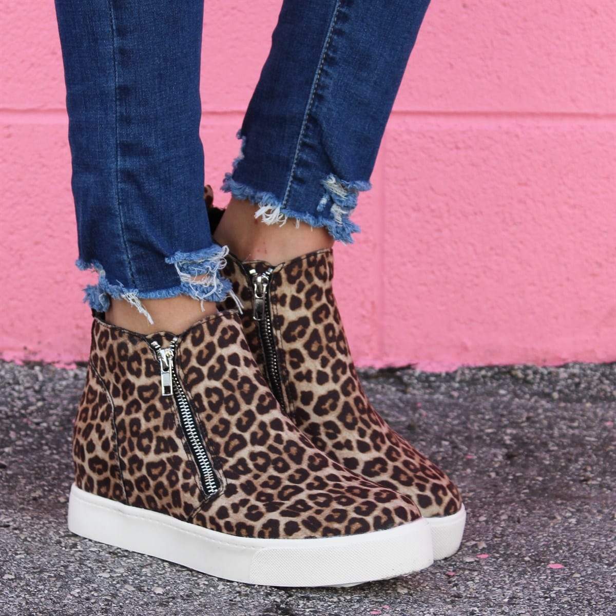US$ 56.75 - Women Round Toe Flat Heel Mid Calf Sneakers - www.lokeeda.com