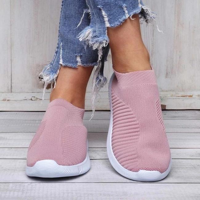 slip on elastic sneakers