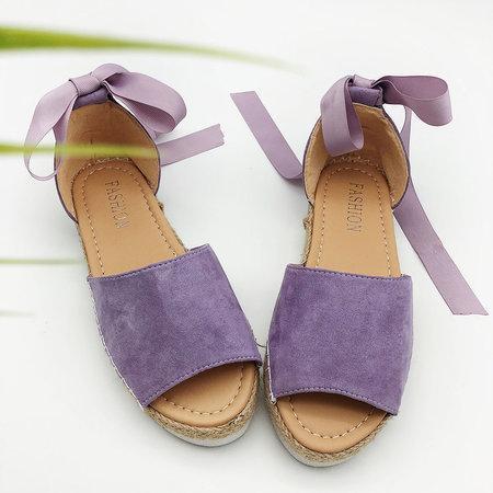 Platform Peep Toe Lace Up Summer Sandals