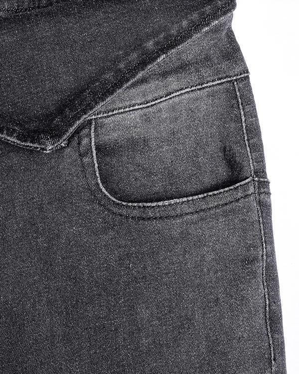 High Waist Button Jeans Pants