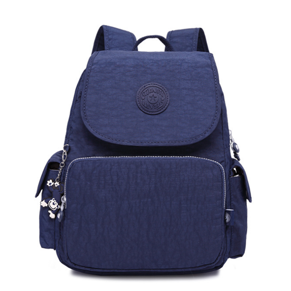 Waterproof Nylon Casual Multi Pockets  School Bag Travel Backpack