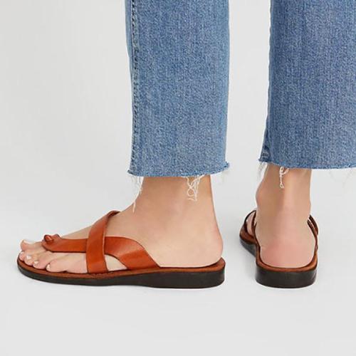 Women PU Slippers Casual Flip Flops Sandals