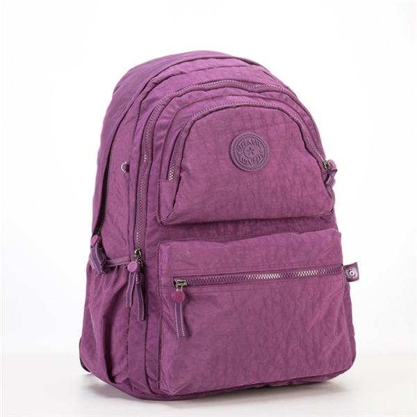 Outdoor Travel Waterproof Nylon Casual Multi Pockets Backpack School Bag