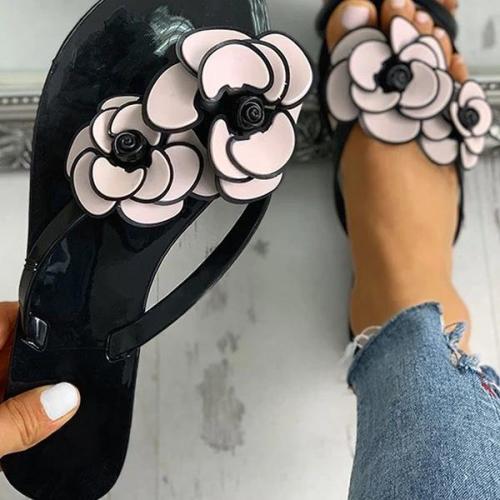 Casual Women Flower Slippers