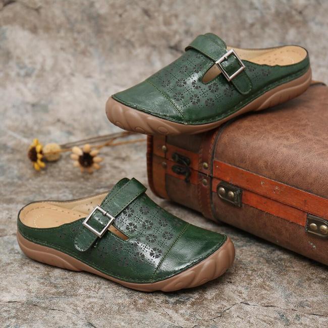 backless slip on sandals