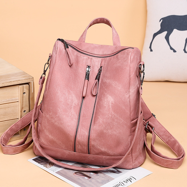 US 50.9 2020 New And Fashional Woman PU Backpack Crossbody Bag www
