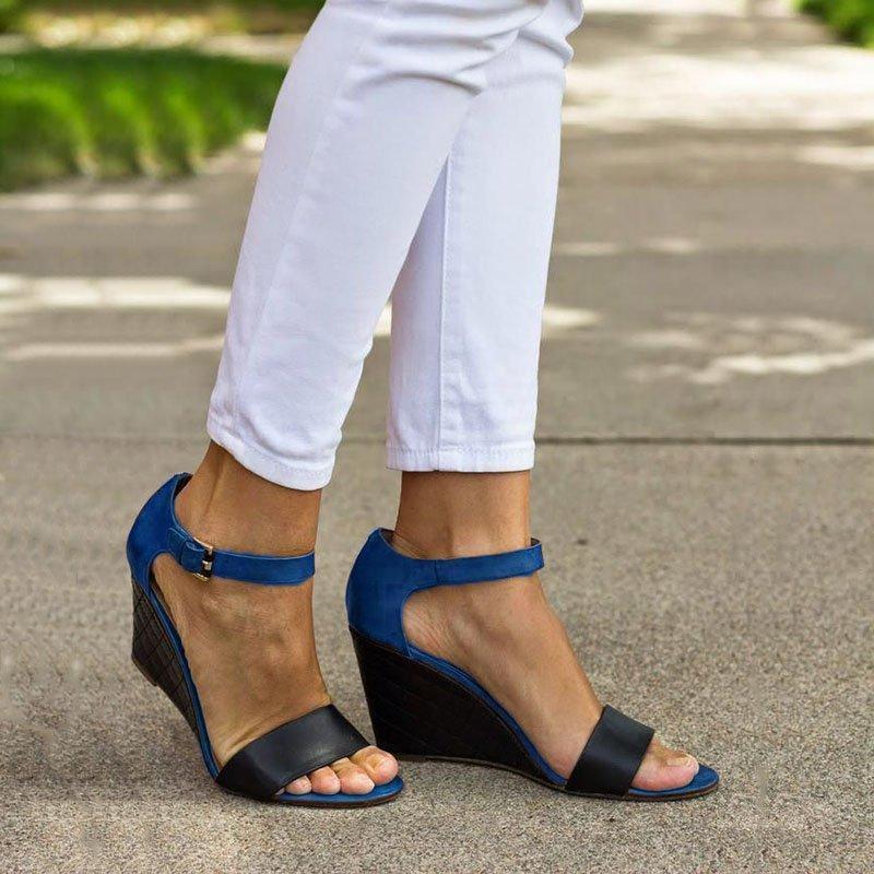 buckle strap wedges