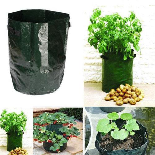 50L Large Capacity Potato Grow Planter PE Container Bag Pouch Tomato Vegatables Garden Outdoor