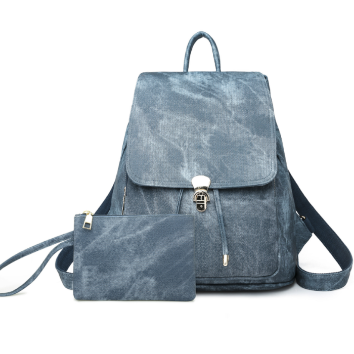 2020 New Fashional Jeans Stripes Style Restoring ancience Backpack