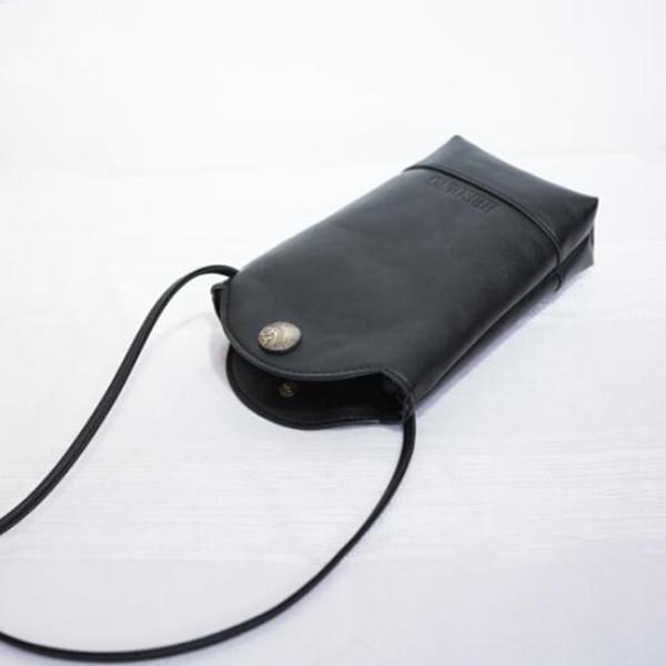 Casual Little Bucket Bag Phone Bag PU Crossbody Bag