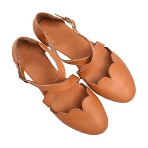Sweet Flat Round Toe Sandals