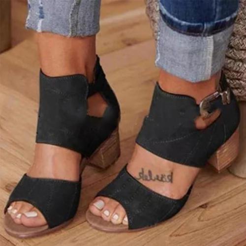 Women Slip-on Stylish Mid Heel Shoes