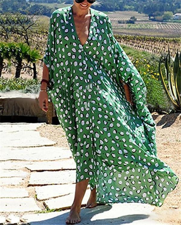long sleeve maxi shift dress