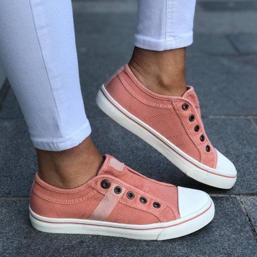 Slide Canvas Round Toe Casual Outdoor Spring/fall Women Sneakers