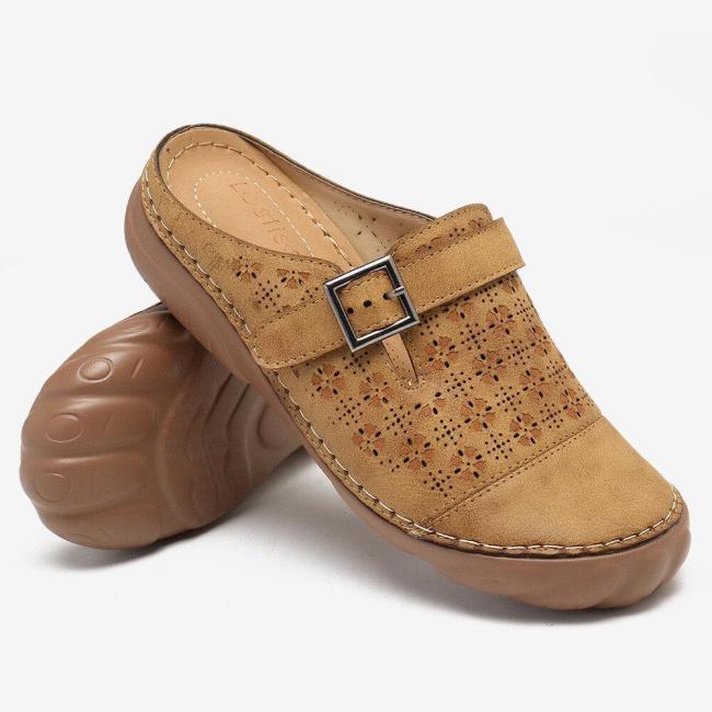 backless slip on sandals