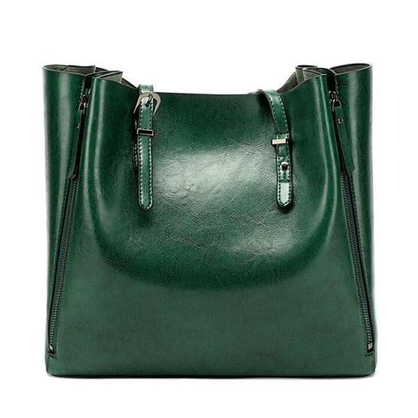 2019 New Stay Women Casual Shopping Multifunction Handbag Solid Shoulder Bag