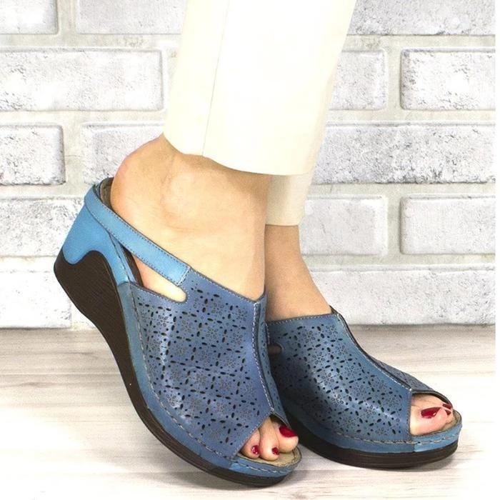 Women's Casual Wedge Heel Peep Toe Sandals