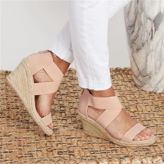 laylachic platform wedge casual sandals