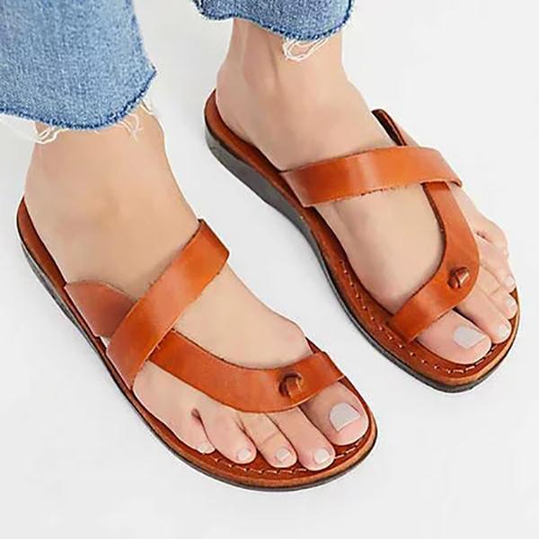 Women PU Slippers Casual Flip Flops Slippers Sandals