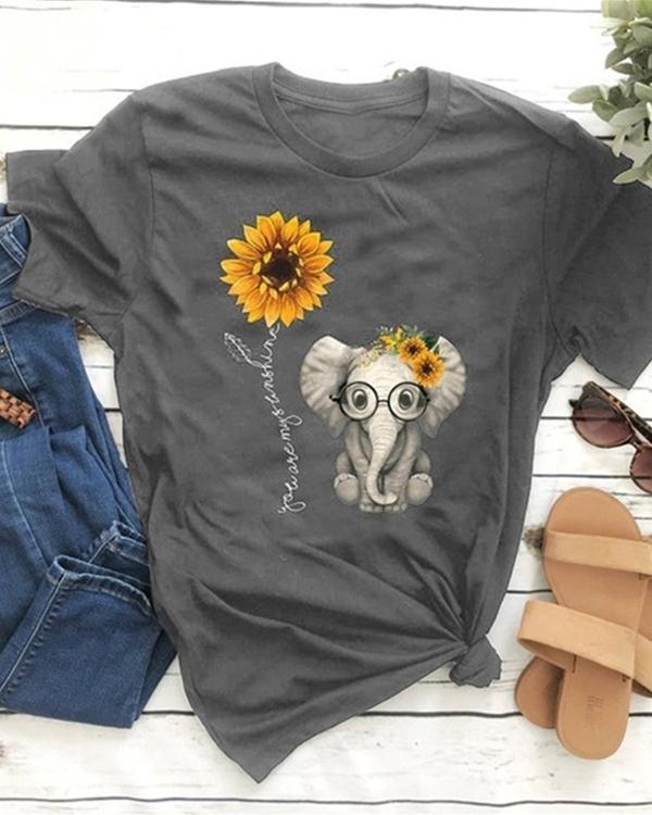 You Are My Sunshine Letter Daily Shirts