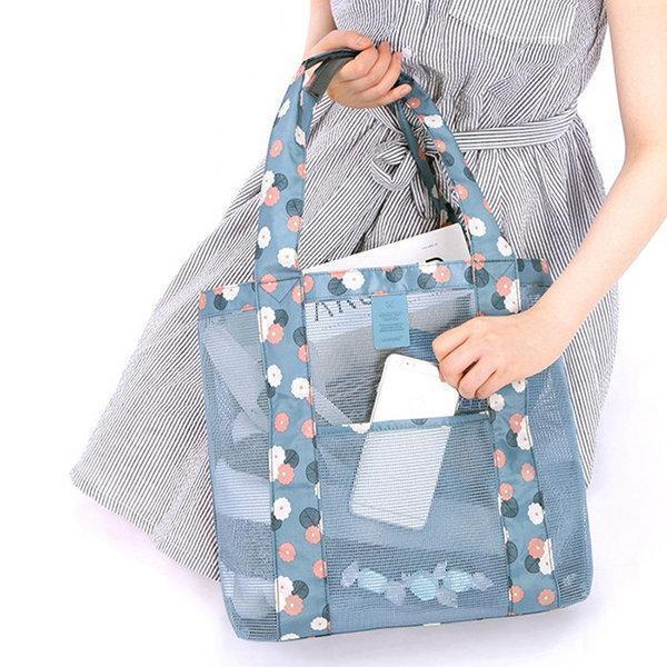Nylon Lightweight Picnic Handbag Shoulder Bag