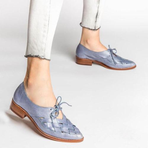 Women's low heel strap casual shoes