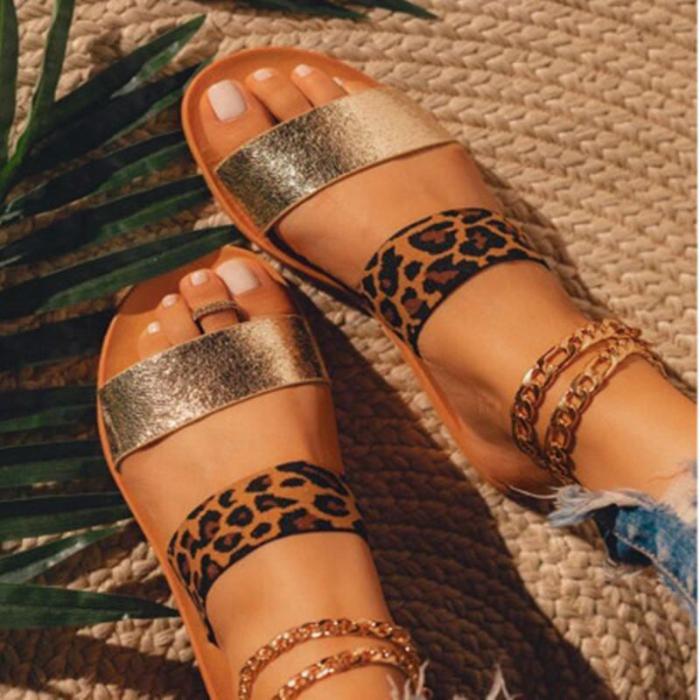 Women Summer Dot Flat Sandals