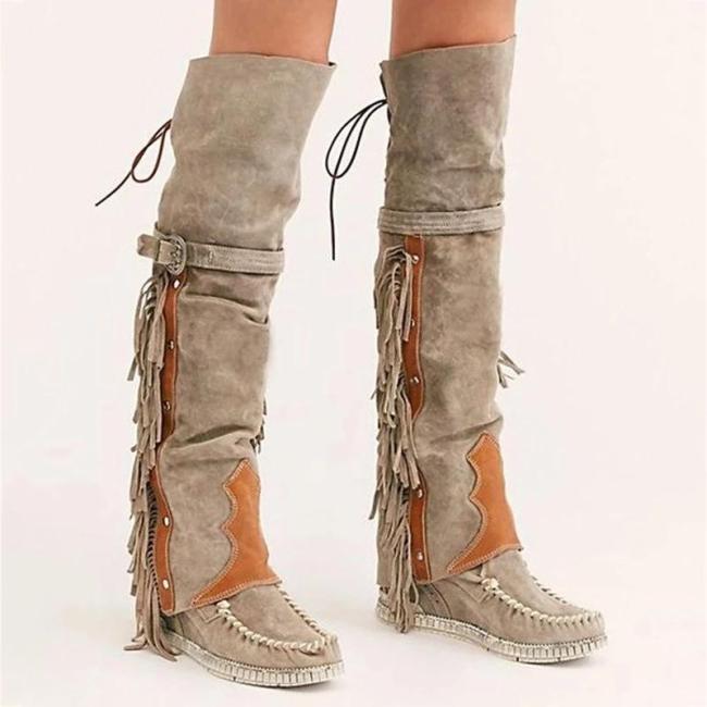 flat heel pu shoes