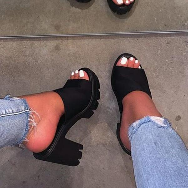 Platform High Heel Casual Sandals