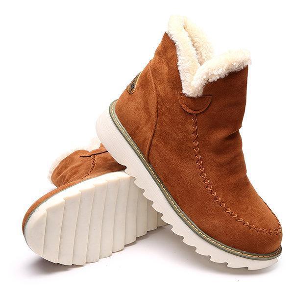cute ankle snow boots