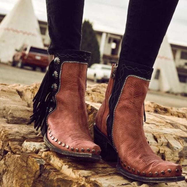 pointed toe flat tall boots