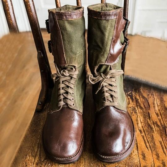 Original Design Leather Army Boots