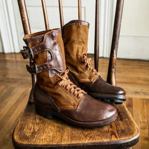 Original Design Leather Army Boots