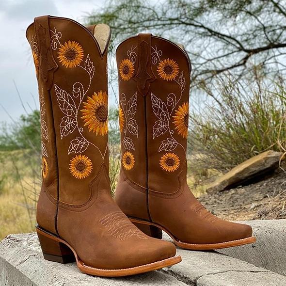 Sunflower American Riding Boots