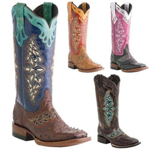 Retro Low Heel Boots