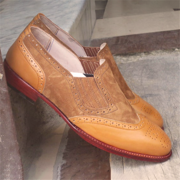 The Wingtip Loafe Pointed Toe Men's Dress Shoes