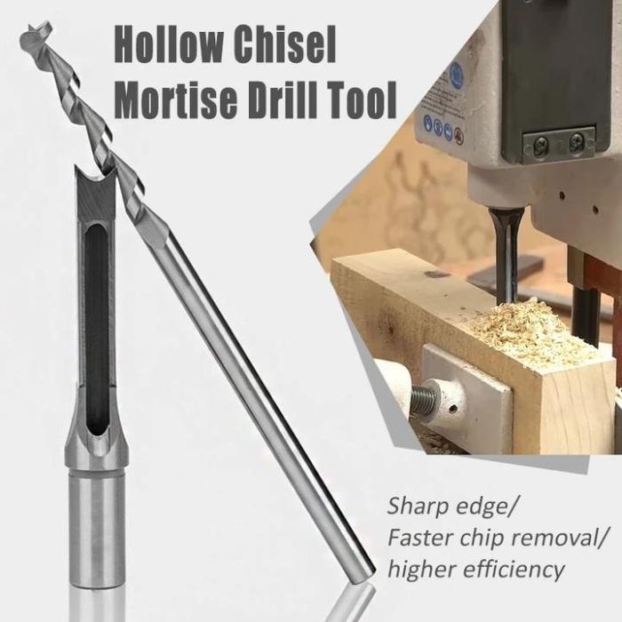 Hollow Chisel Mortise Drill Tool (1SET)