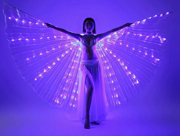 Halloween Rainbow Wings - LED Butterfly Costume