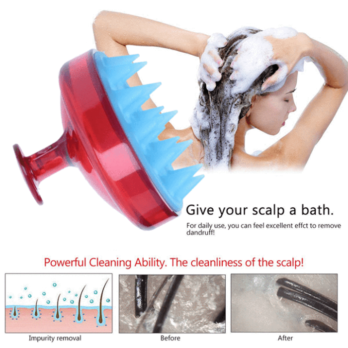 3-In-1 Scalp Massage LUSH Shampoo Brush