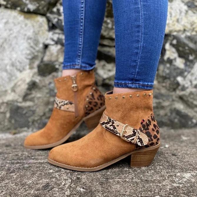 block heel winter boots