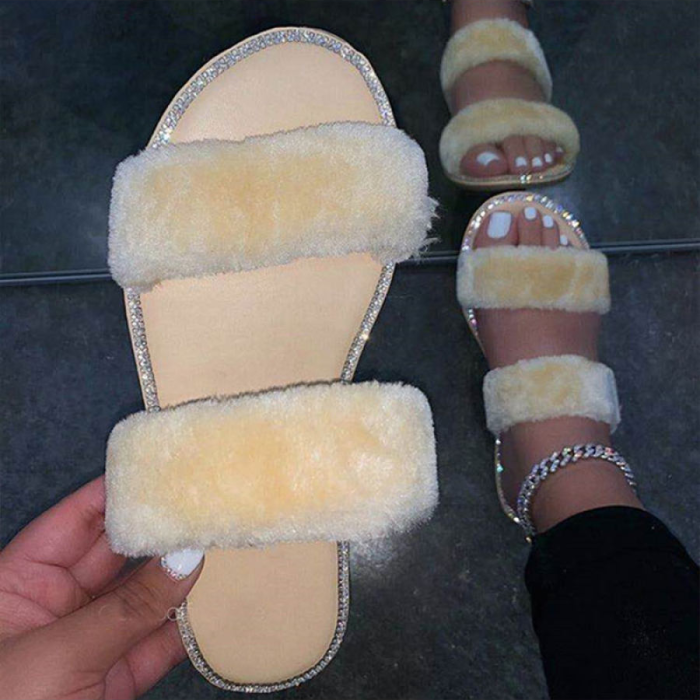 Leisure Plush Warm Slippers