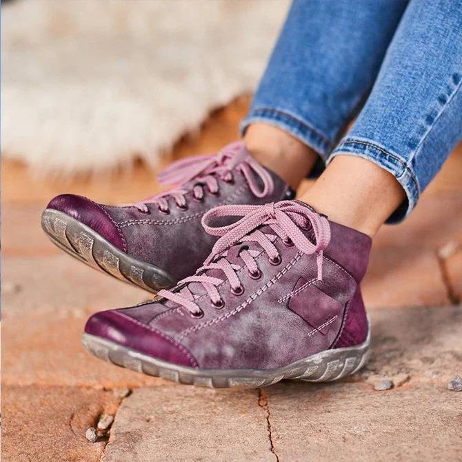 All Season Flat Heel Zipper Boots