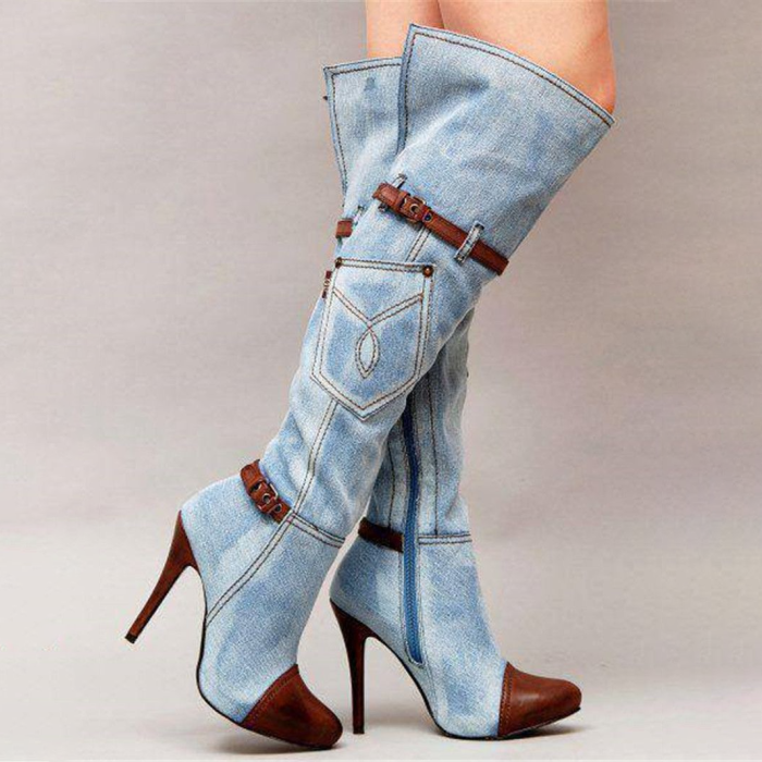Hot Sell Women Length To Knee Boots