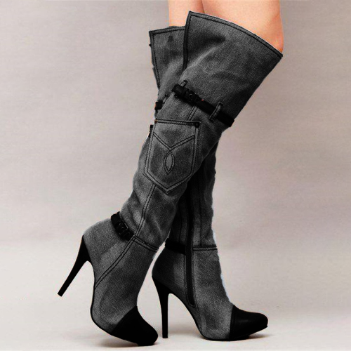 Hot Sell Women Length To Knee Boots
