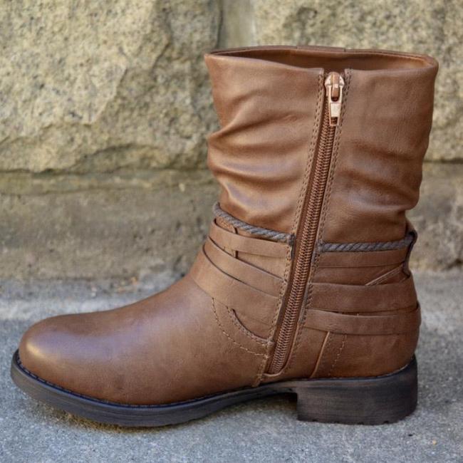 comfortable low heel ankle boots