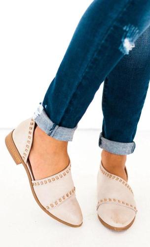 Osmond Stitch Detailed Flats Shoes