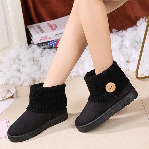 Women Warm Snow Booties Casual Shoes