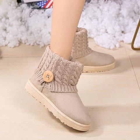 Women Warm Snow Booties Casual Shoes